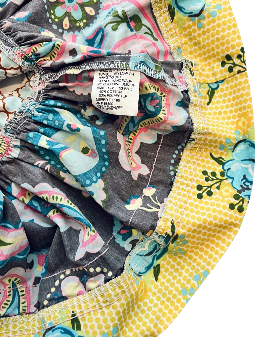12M Baby Girl Eleanor Rose Meredith Top Dress