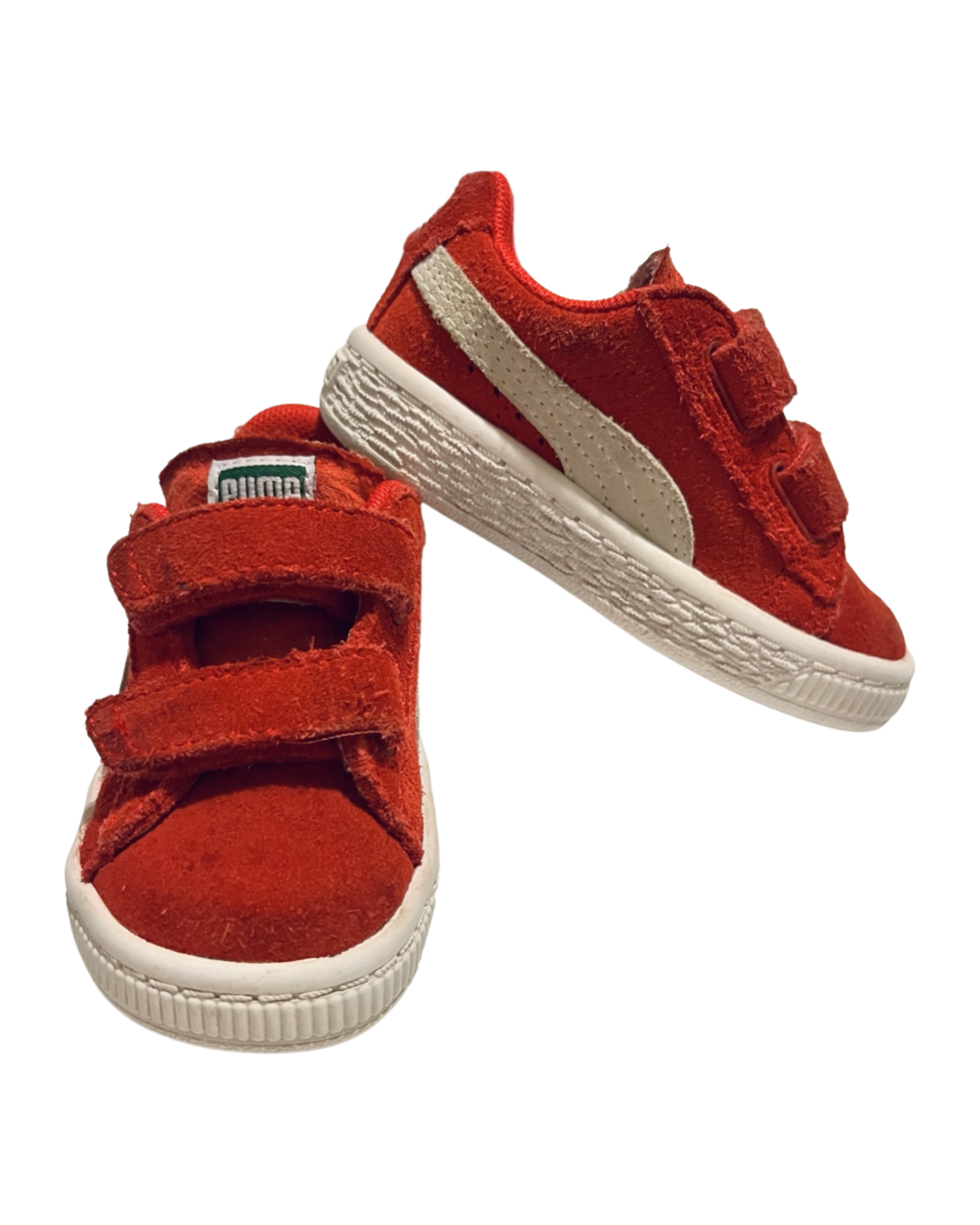 5C Toddler Boy / Girl  Red Suede Puma Sneakers Shoes