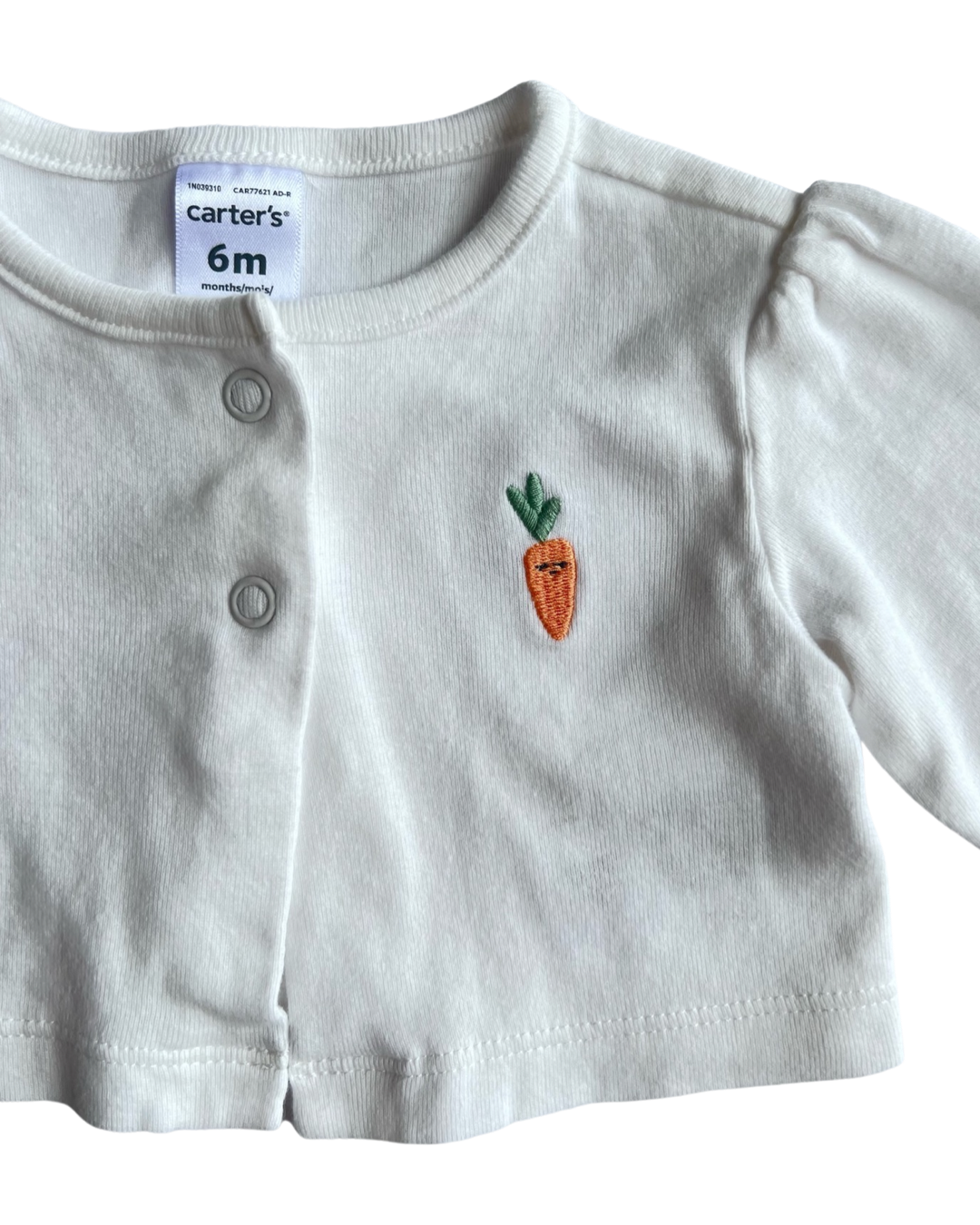 Baby Girl 6M Carters Carrot 2pc Dress & Cardigan