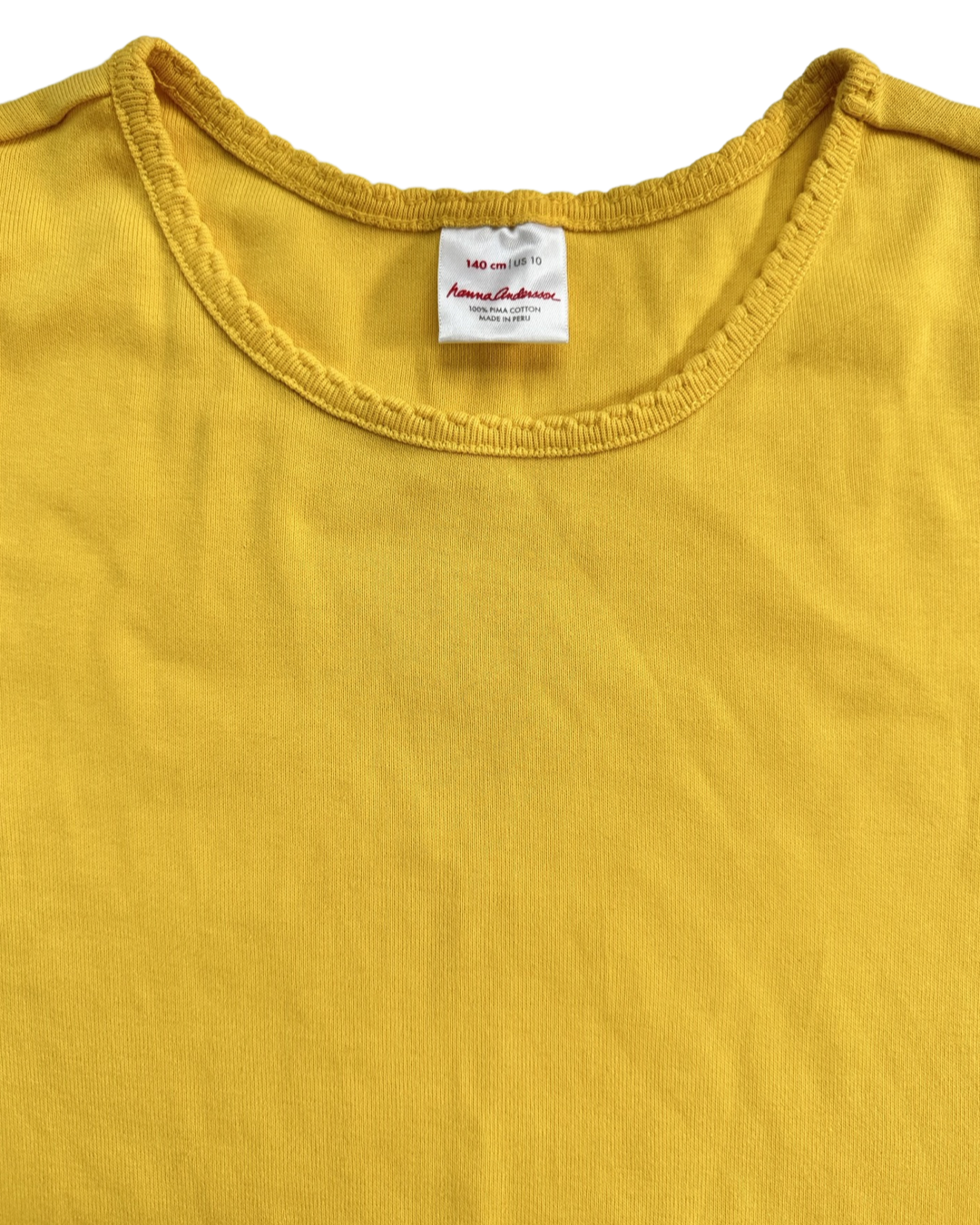 Girls Size 10 Yellow Hanna Andersson Top T-shirt