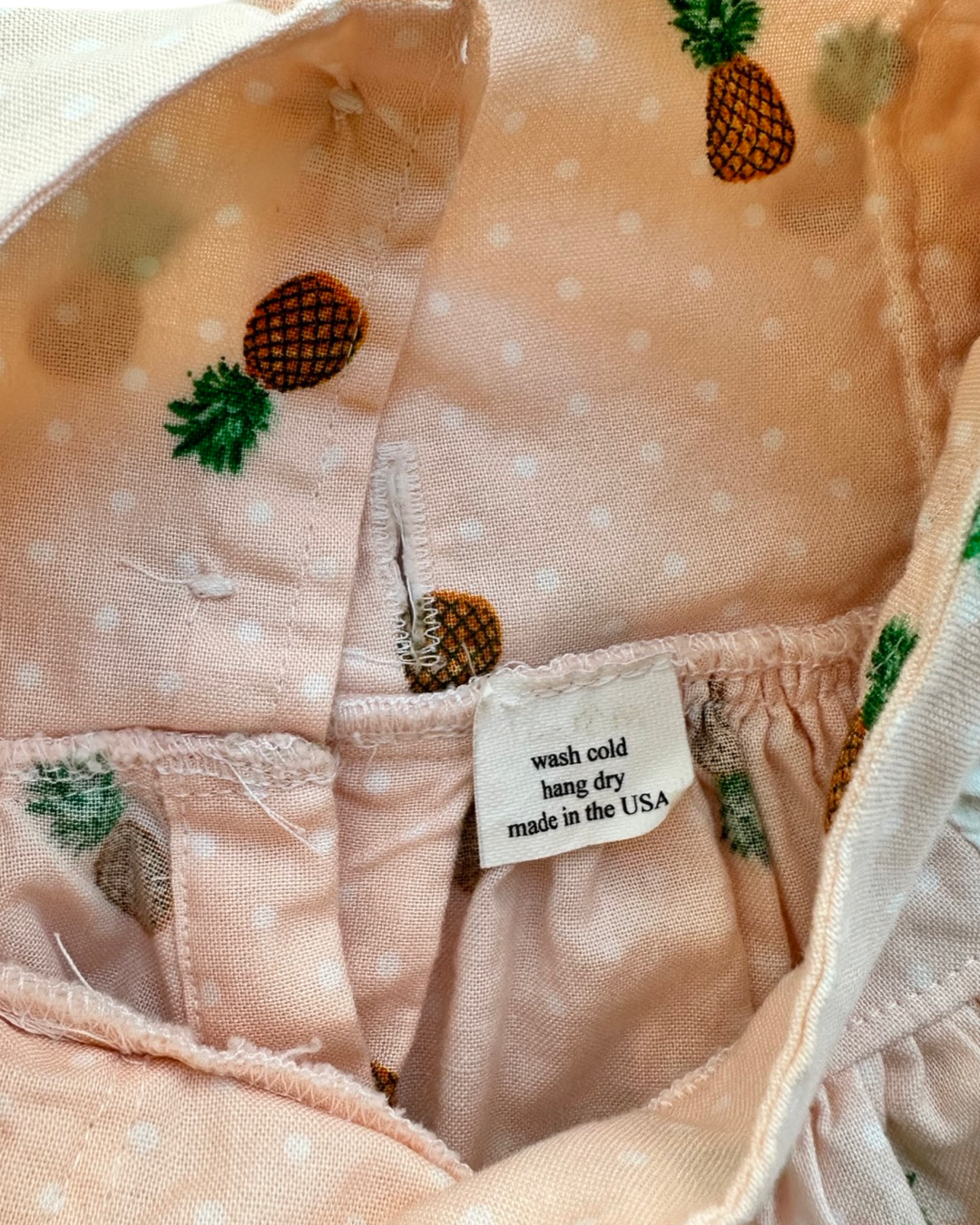 12M-18M Baby Girl Pink Pineapple Boutque Dress