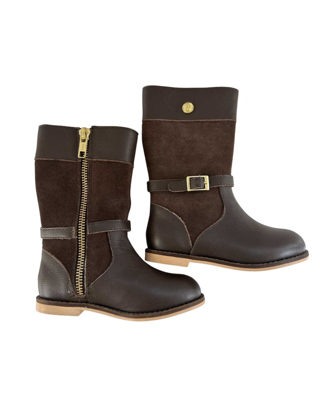 7C Toddler Girl Janie & Jack Brown Riding Boots