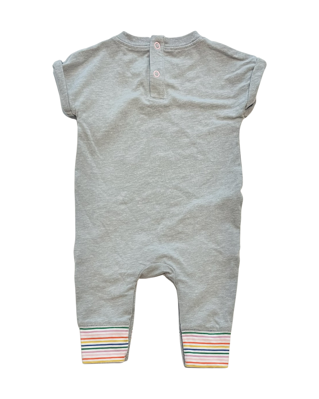 Newborn Baby Girl Cat & Jack Rainbow Romper
