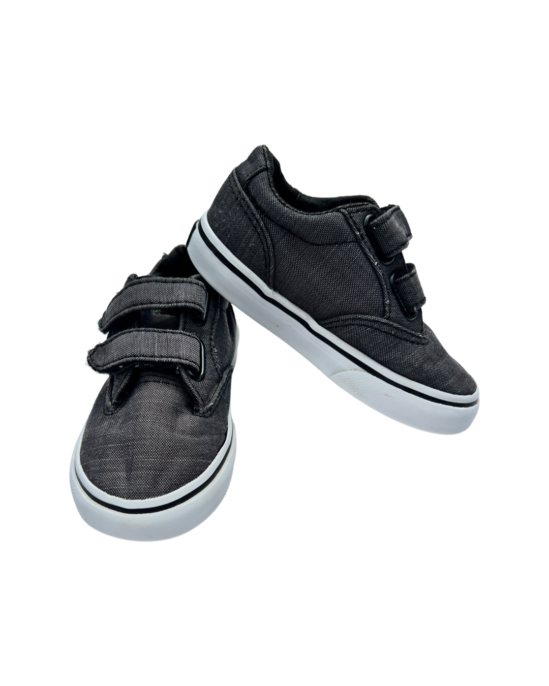 6C Toddler Boy Gray Velcro Van Shoes