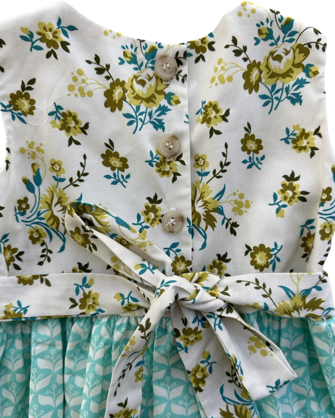 12M-18M Baby Girl Cheeky Plum Boutique Retro Floral Dress