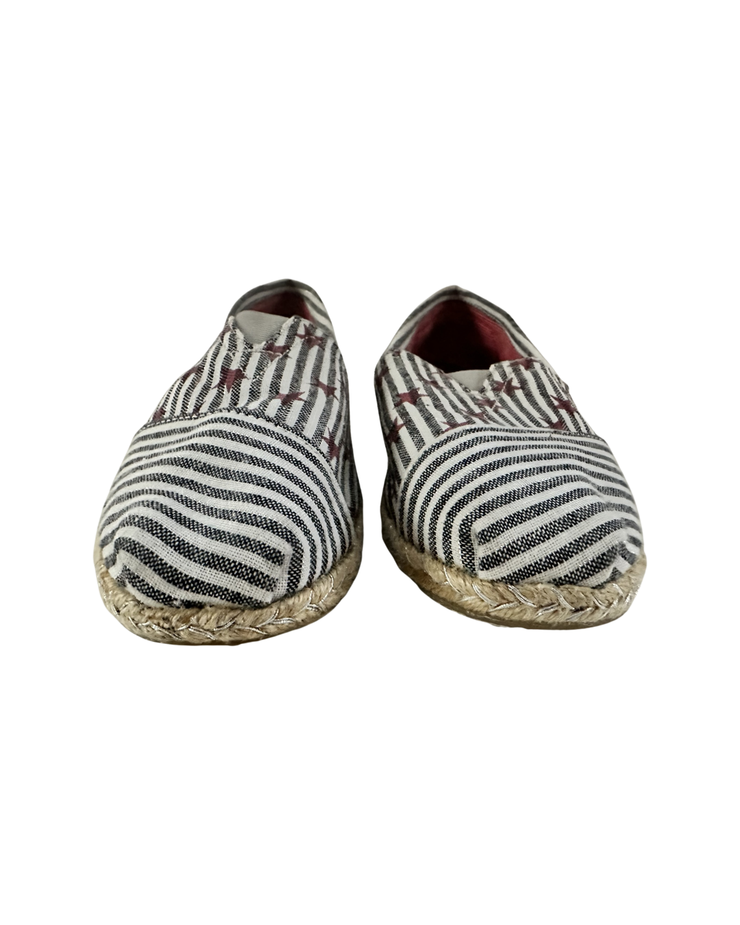 Women’s Size 9 Canvas Patriotic Stars & Stripes Toms Shoes
