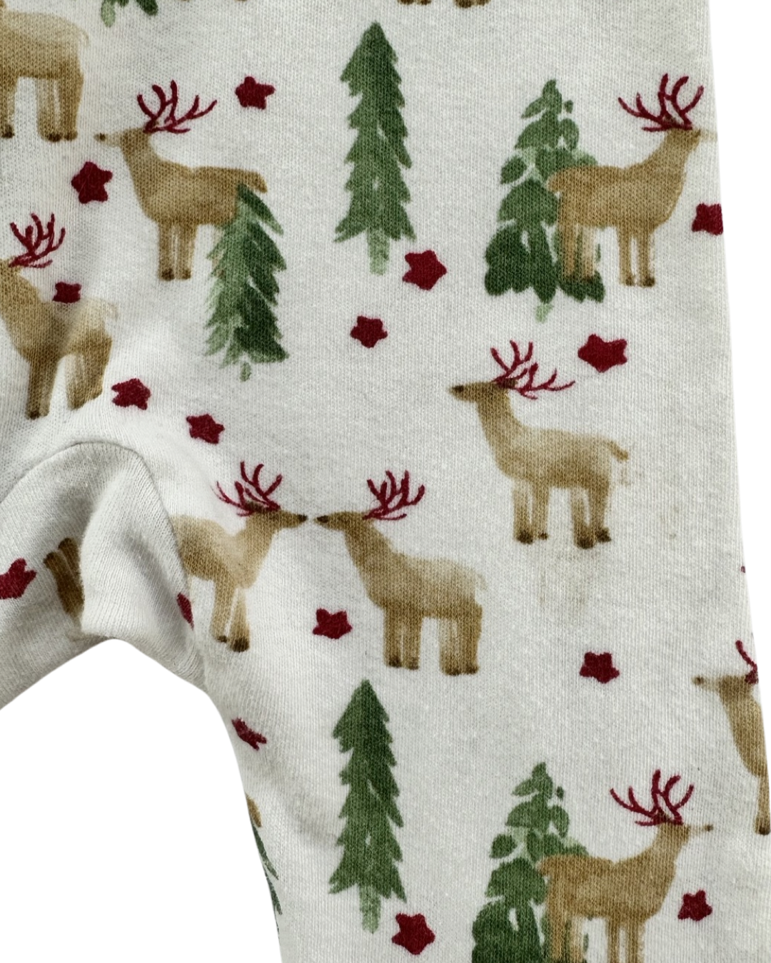3-6M Baby Boy / Girl Burt’s Bees Baby Reindeer Christmas PJs
