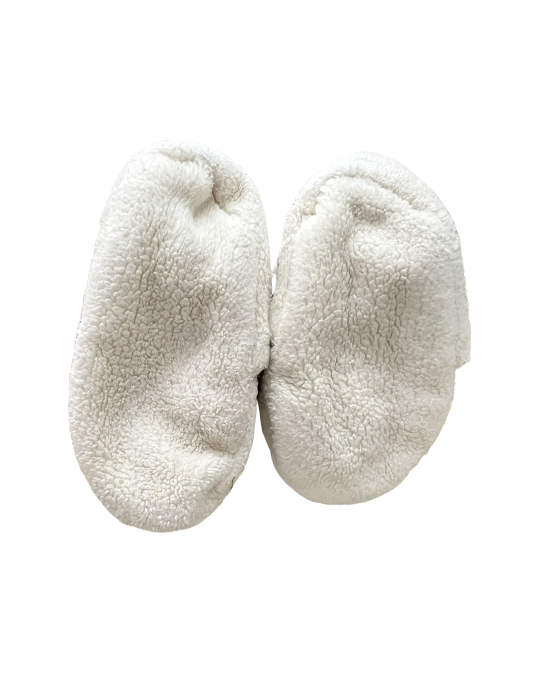 6-12M Baby Boy / Girl Cream Zutano Booties Slippers