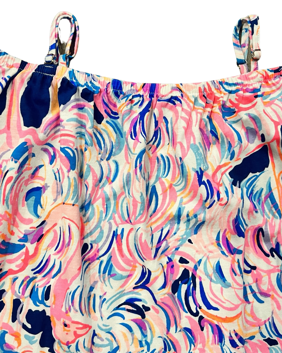 Toddler Girl size 6/7 Lilly Pulitzer Ostrich Dress Pink / Navy