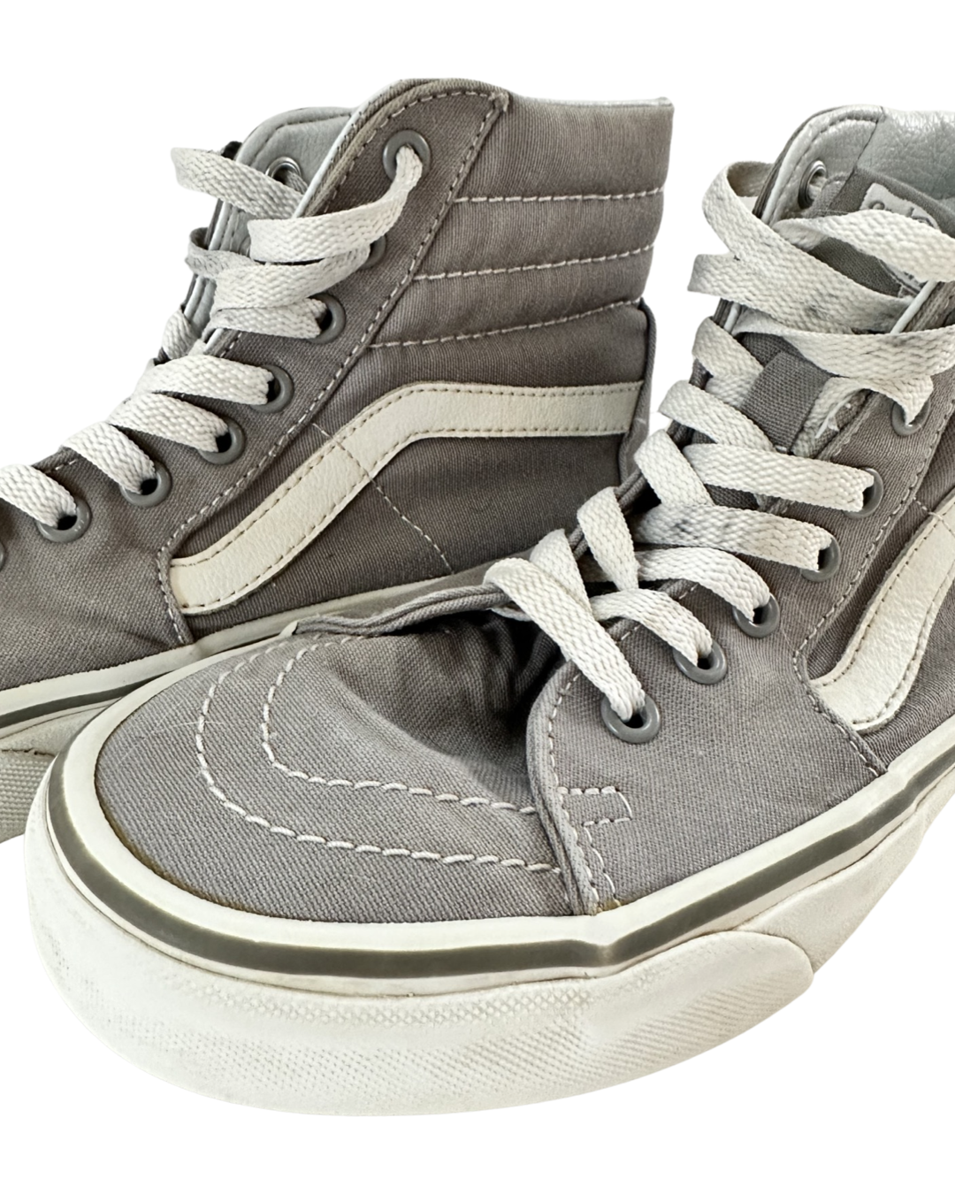 Men’s size 7.5 / Women’s Size 9 Gray Old Skool Hi Top Canvas Vans