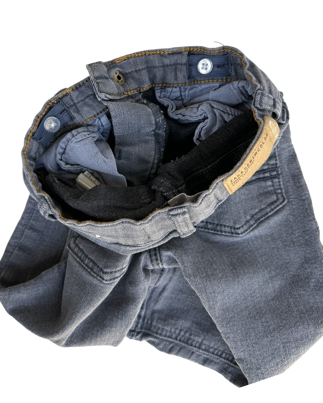 12M-18M Zara Baby Boy Gray Jegging Jeans