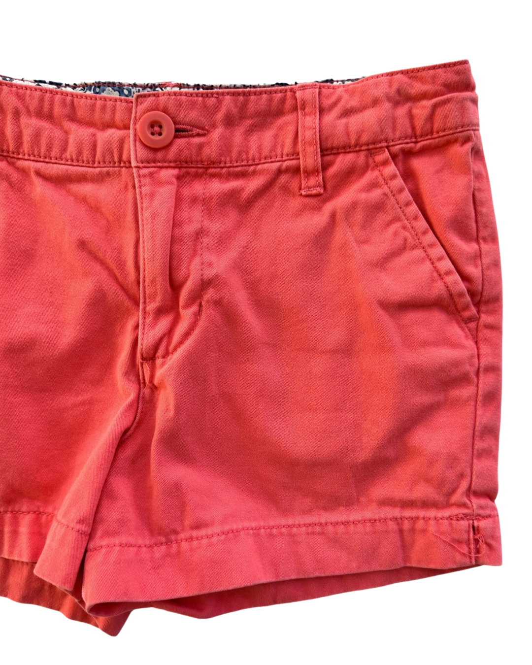 10 Youth Girls Size 10 J Khaki Coral Pink Chino Shorts