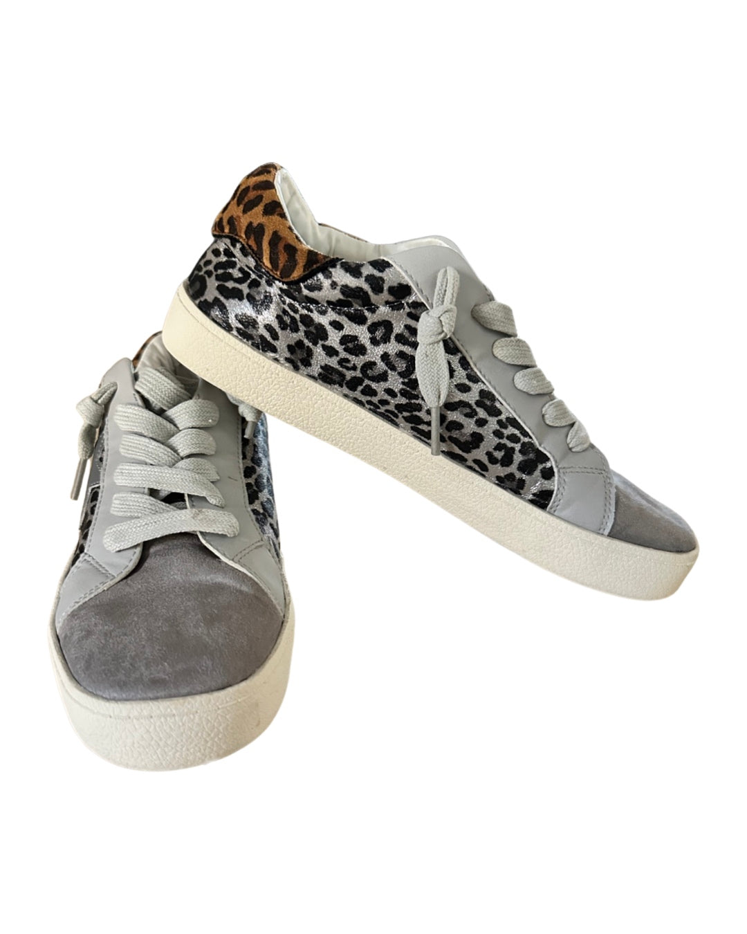 Madden Girl Women’s Size 7M Larrk Leopard Star Slip-on Shoes