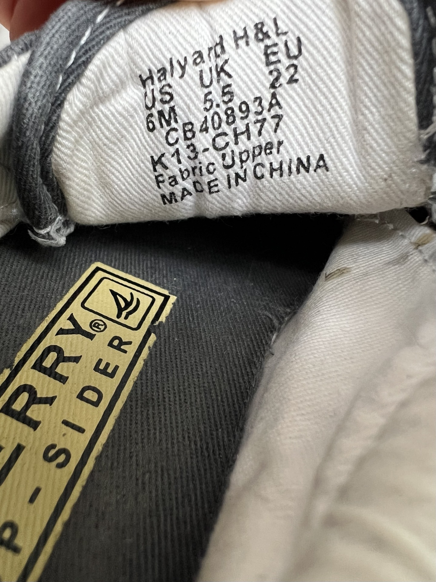 6C Toddler Boy Gray-Blue Canvas Sperry Top-Sider Velcro Shoes