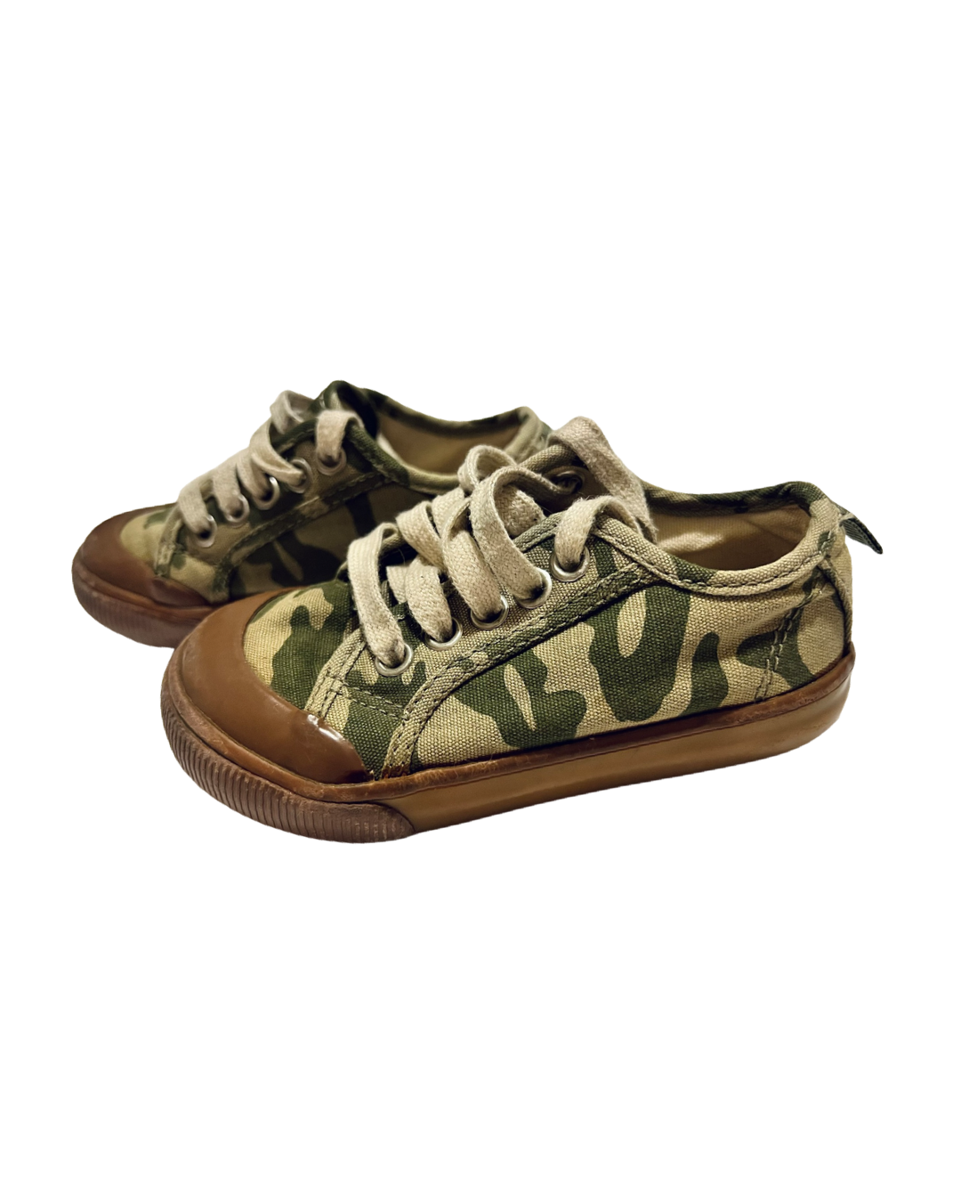 7C Toddler Boy Green Camo Gap Shoes