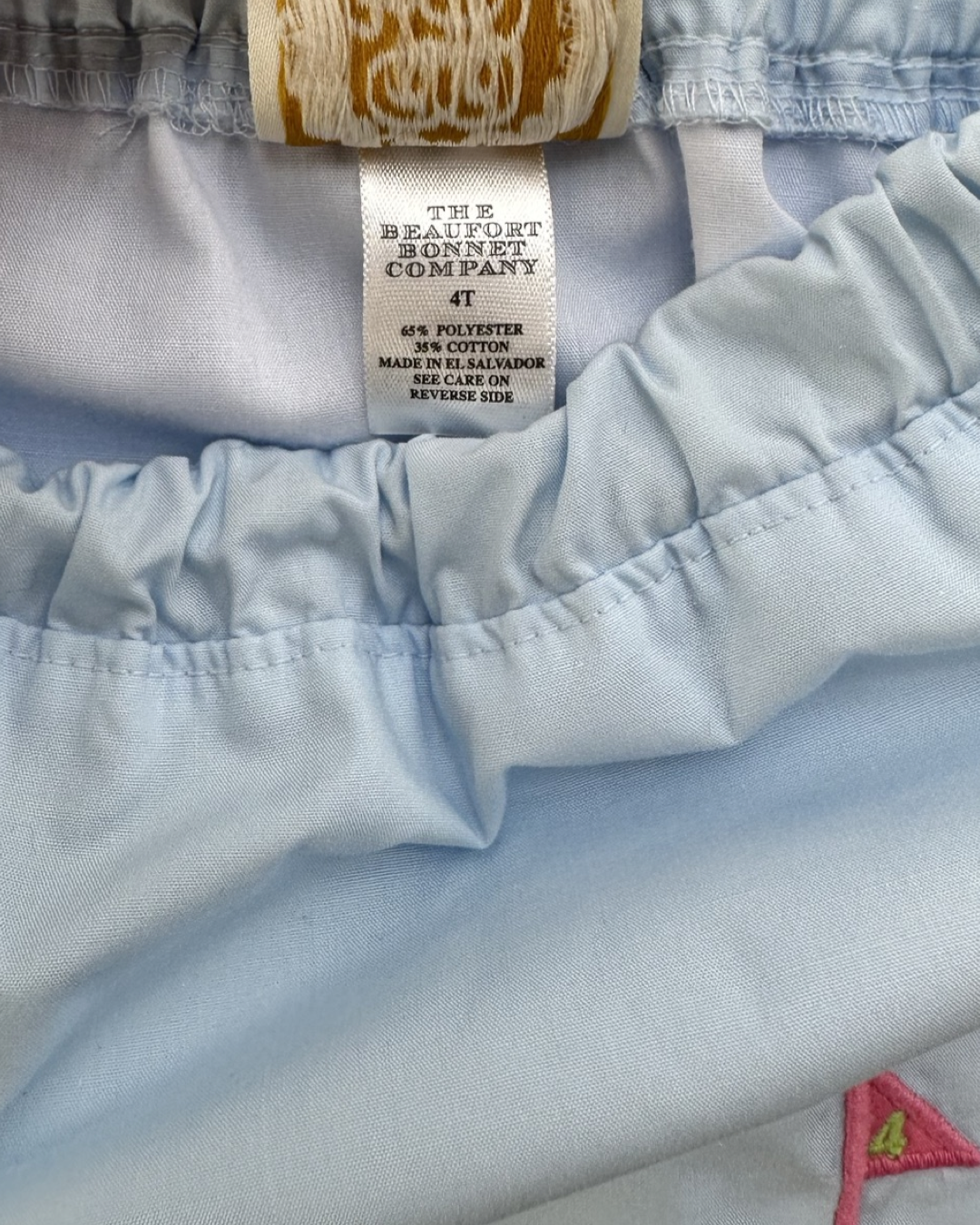 4T Toddler Girl TBBC Beaufort Bonnet Fore! Golf Skirt HTF