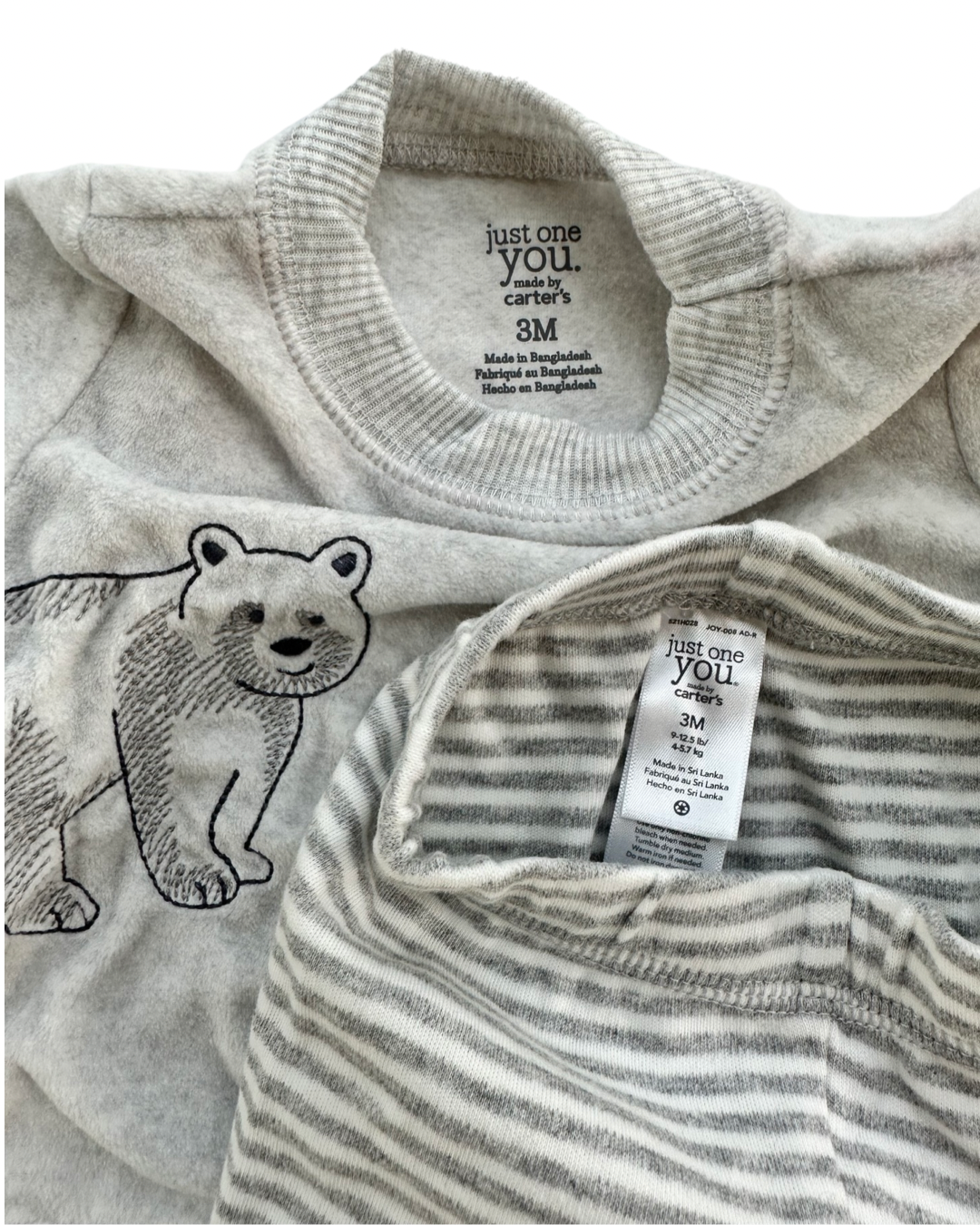 3M Baby Boy Carters Polar Bear Sweatshirt & Pants Set