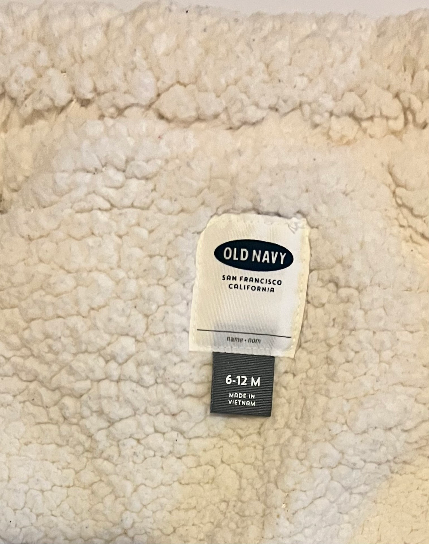 6M-12M Baby Boy Plaid Old Navy Puffer Vest