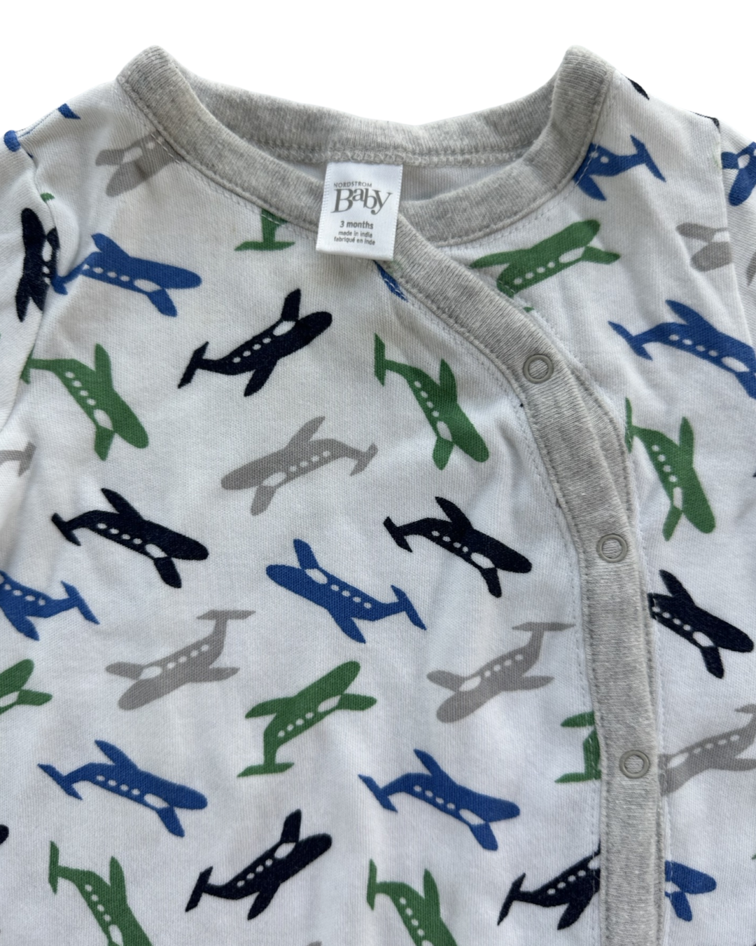 3M Baby Boy Nordstrom Baby Airplane Sleeper PJs
