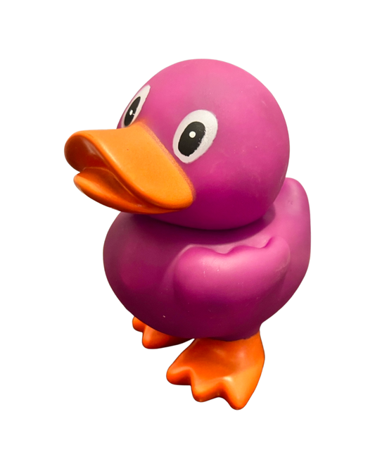 Large Squeaker Rubber Duck Toy (Purple)