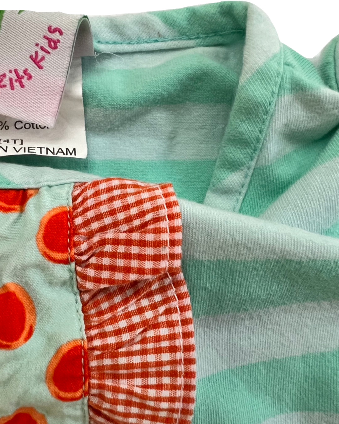 4T Toddler Girl Shrimp & Grits Dress