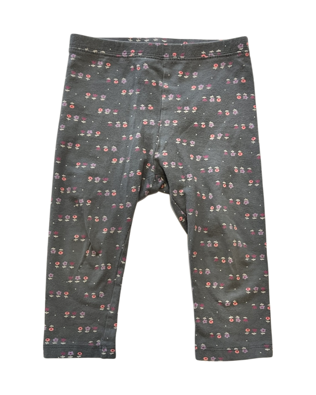 18M-24M Baby Girl Gray Old Navy Floral Leggings