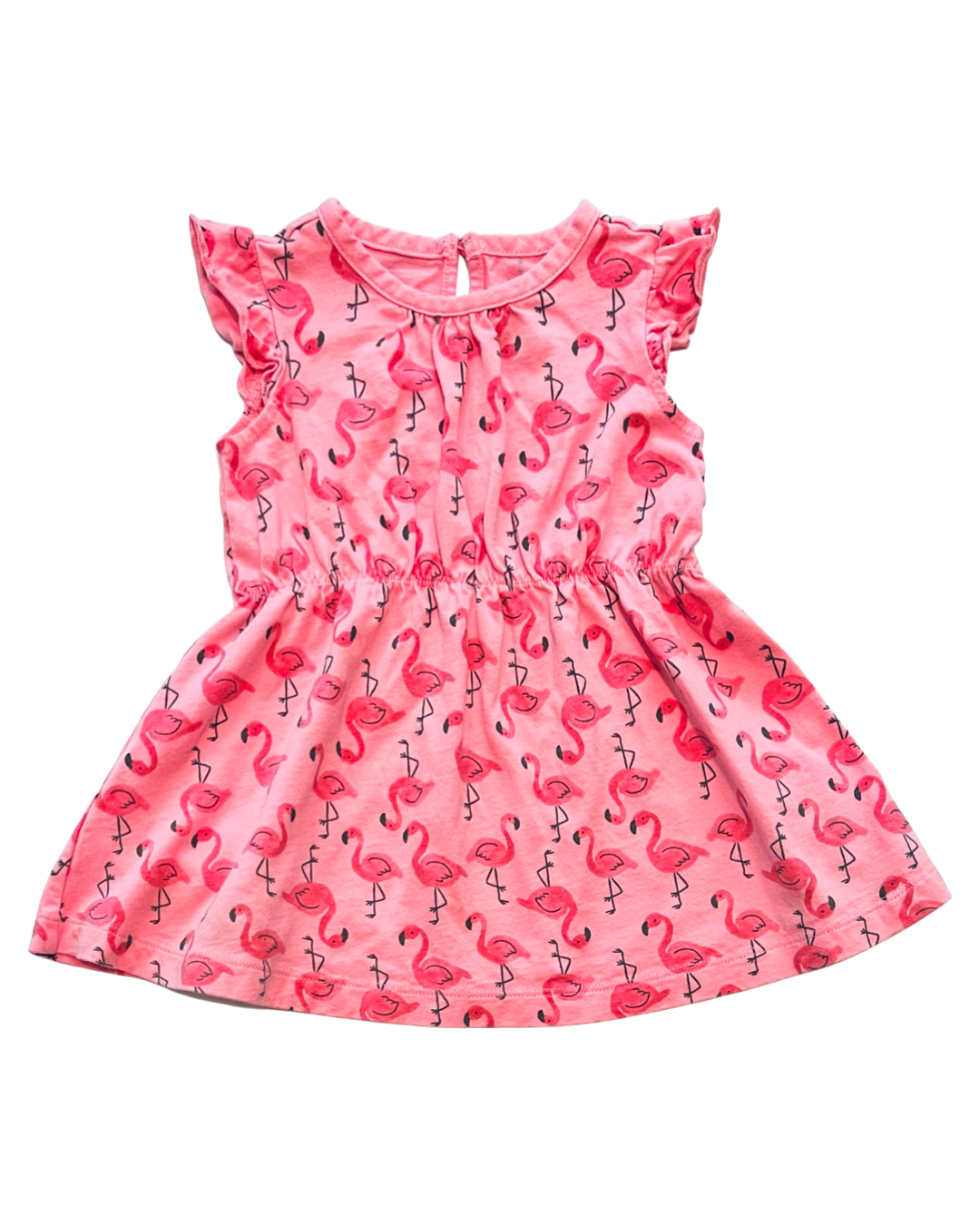 9M Baby Girl Carters Pink Flamingo Dress