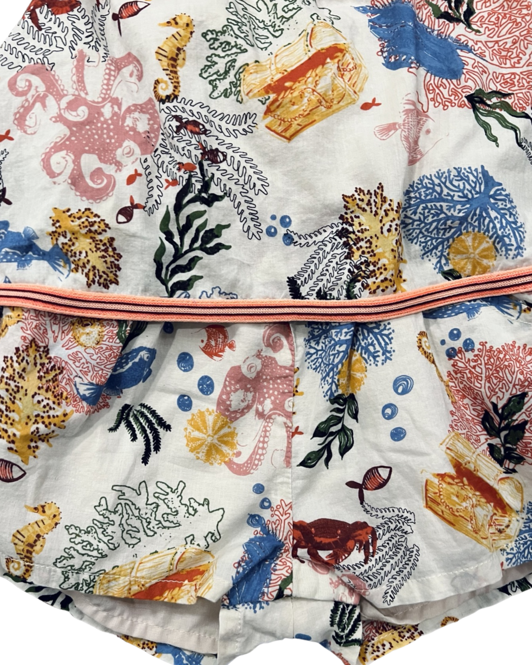 12M Baby Girl Tommy Bahama Sea Life Romper