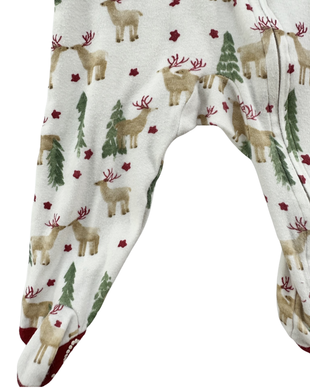 3-6M Baby Boy / Girl Burt’s Bees Baby Reindeer Christmas PJs