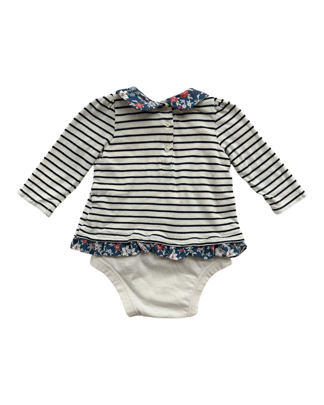 6-12M Baby Girl Baby Gap PeterPan Collar Onesie Dress