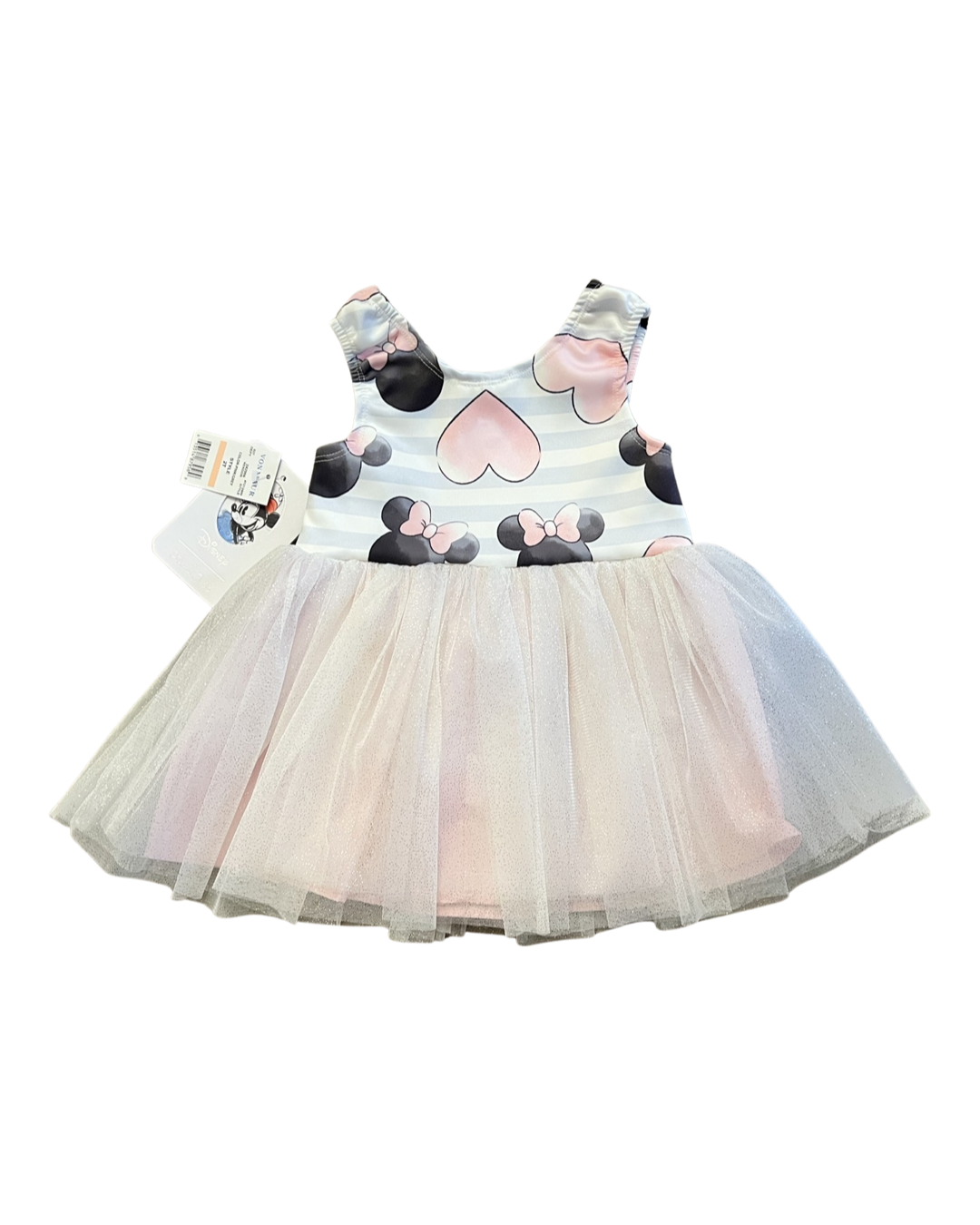 2T Toddler Girl Pink Pippa & Julie DISNEY Minnie Mouse Tutu Dress