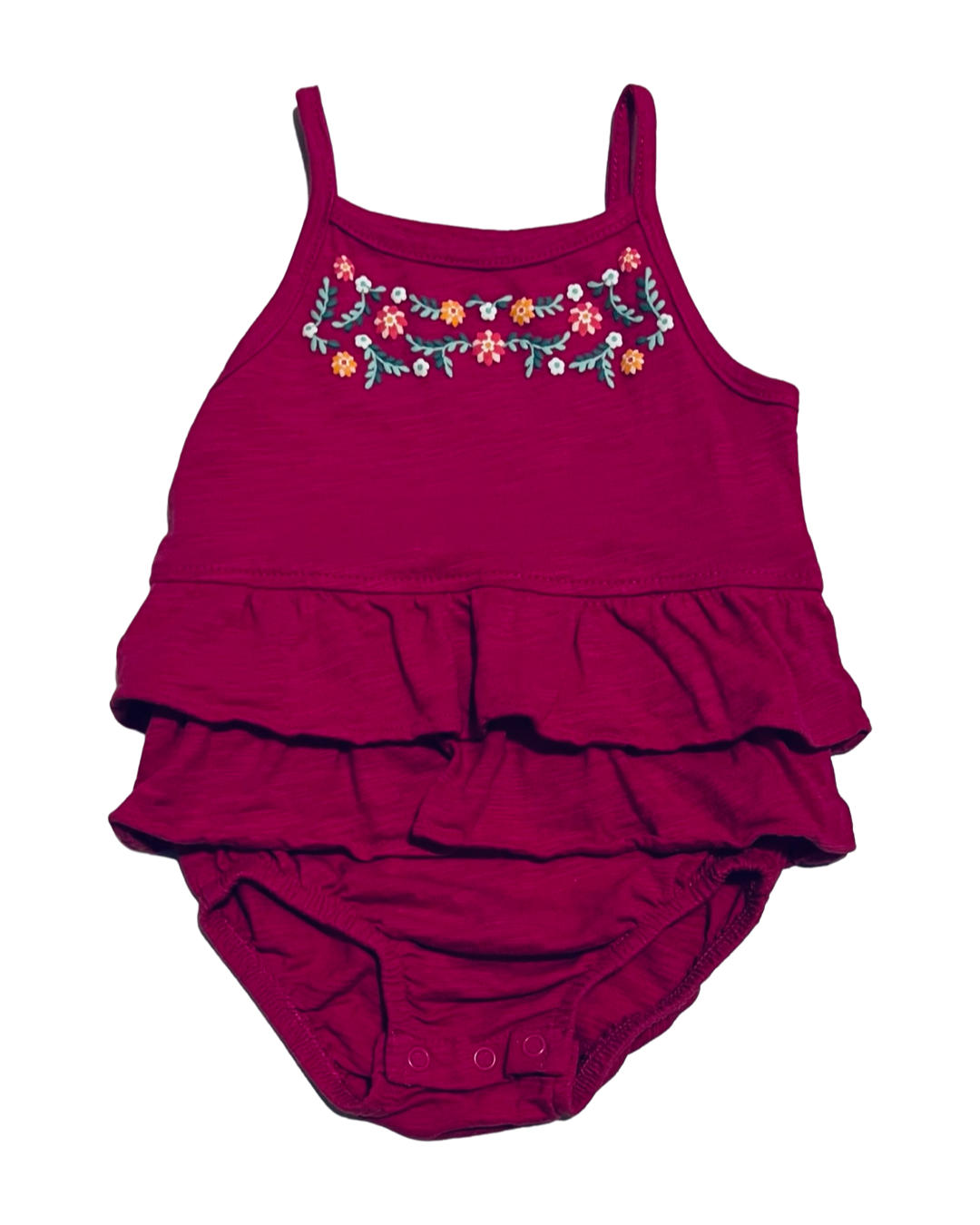 6M Baby Girl Carters Ruffle Onesie Bubble