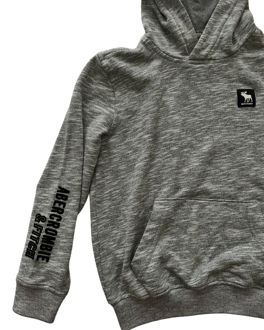 Boys size 7/8 Abercrombie Kids Gray Hooded Sweatshirt