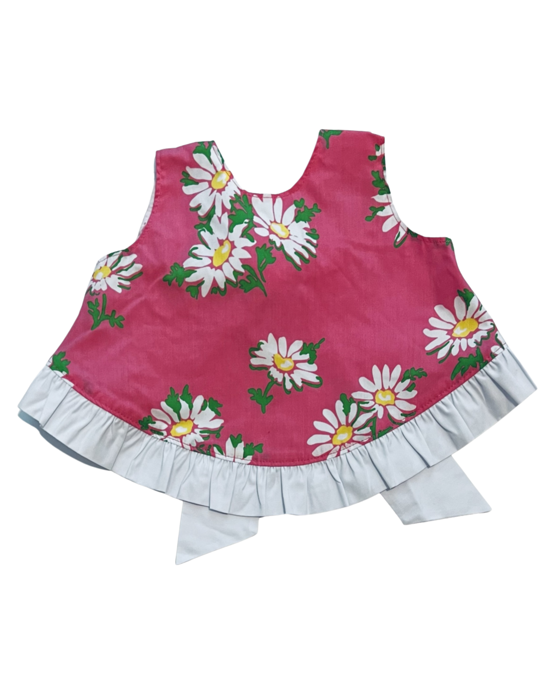 0-6M Baby Girl TBBC The Beaufort Bonnet Company Pink Floral Swing Tie Back Top