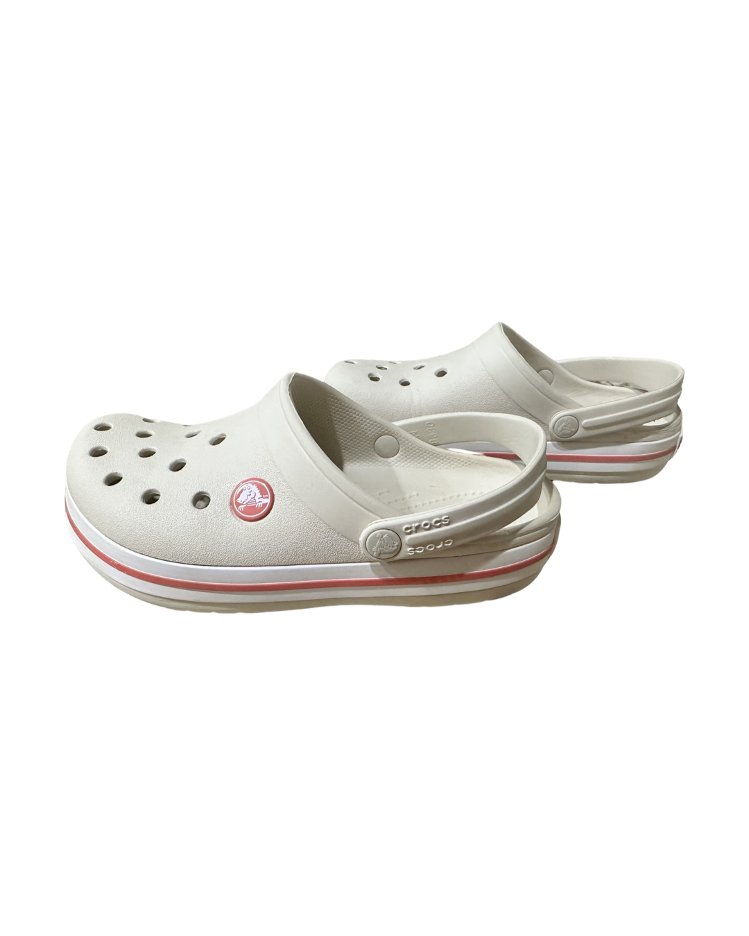 13C Toddler Girl Neutral Crème Classic Crocs