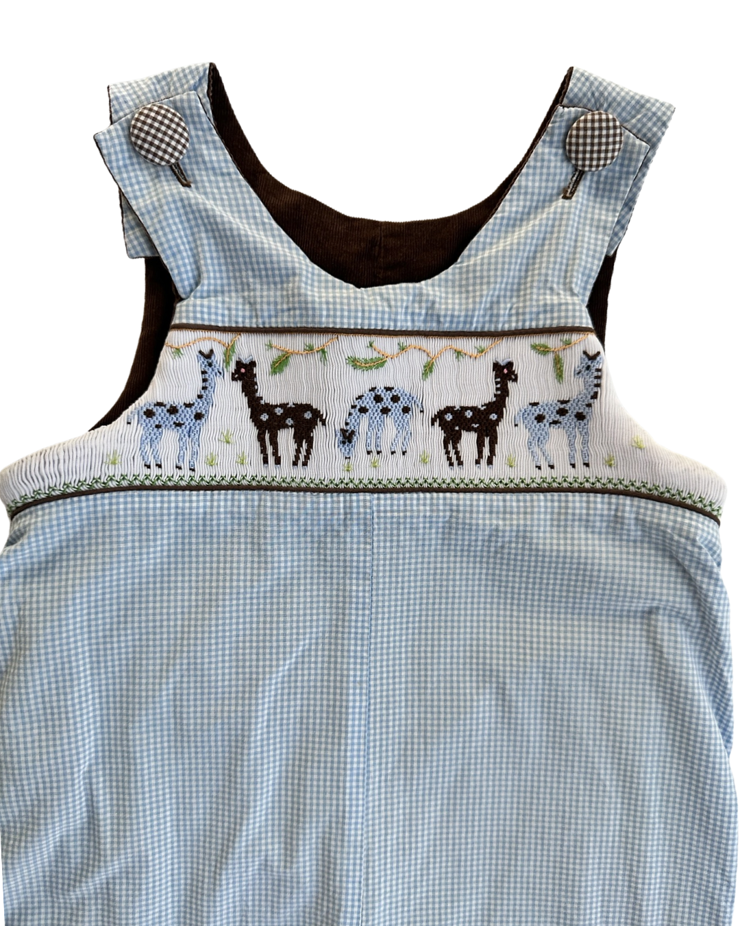 18M-24M Baby Boy Reversible Brown Football Giraffe Longall