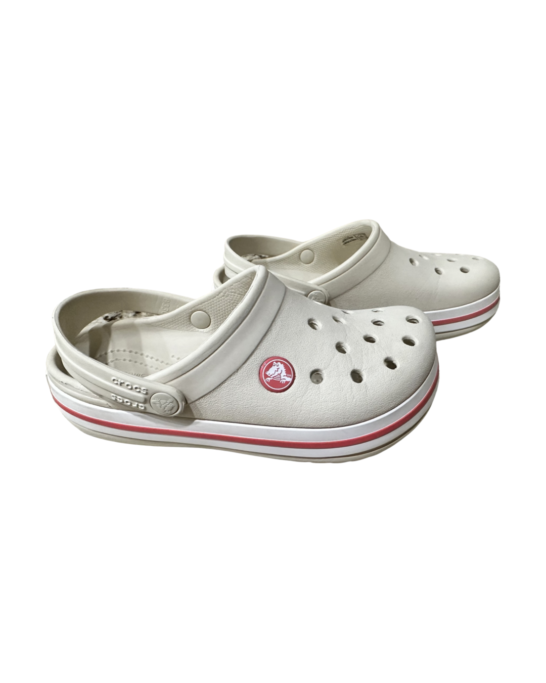 13C Toddler Girl Neutral Crème Classic Crocs