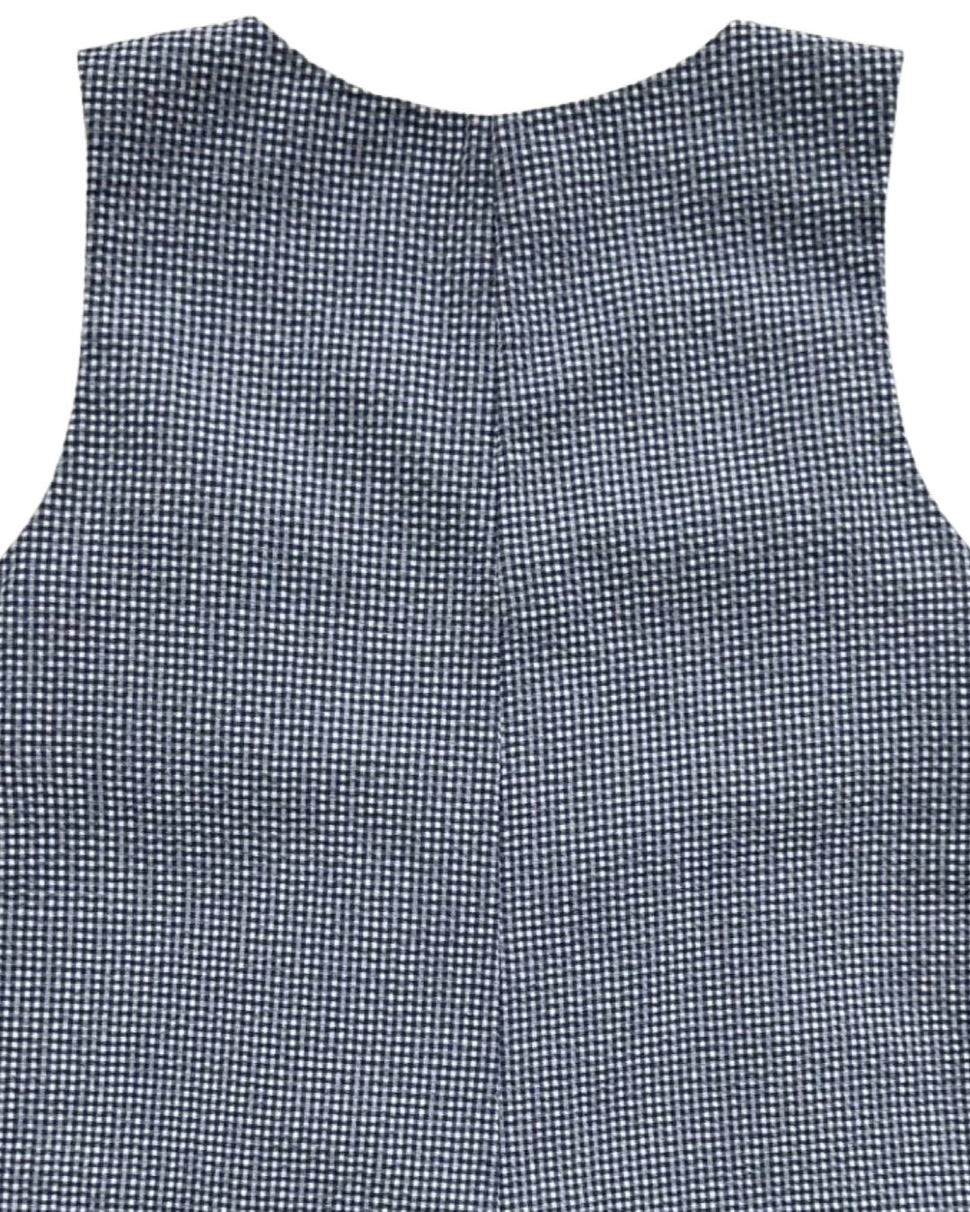 18M Baby Boy Classy Couture Smocked Blue Gingham Pirate Romper Shortall