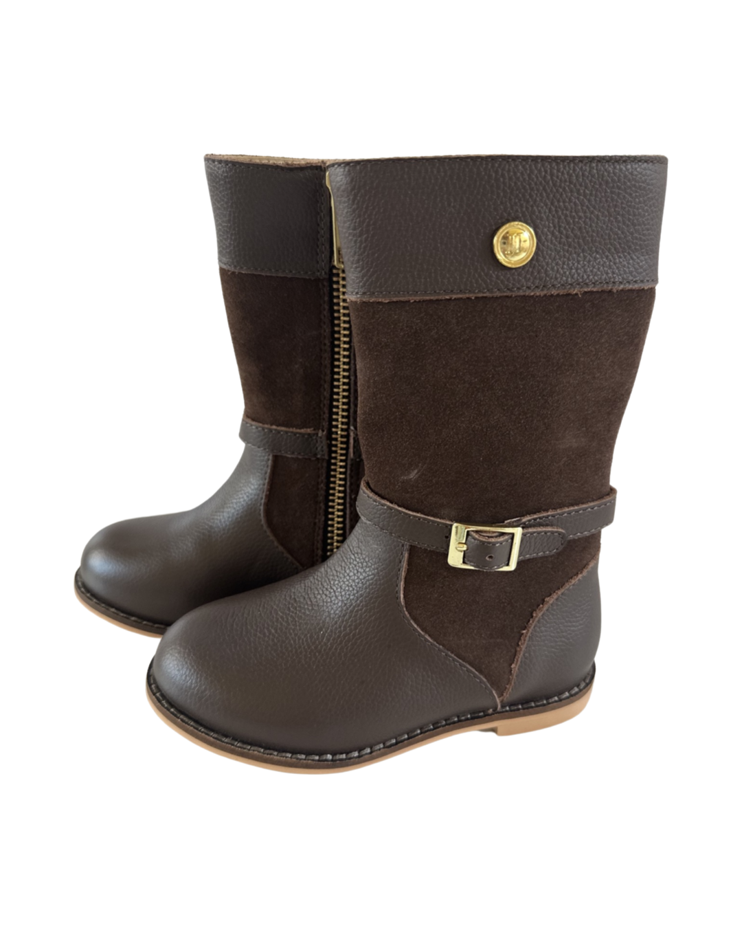 7C Toddler Girl Janie & Jack Brown Riding Boots