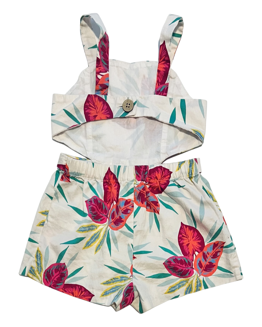 18M Baby Girl OshKosh Genuine Kids Tropical Floral Romper