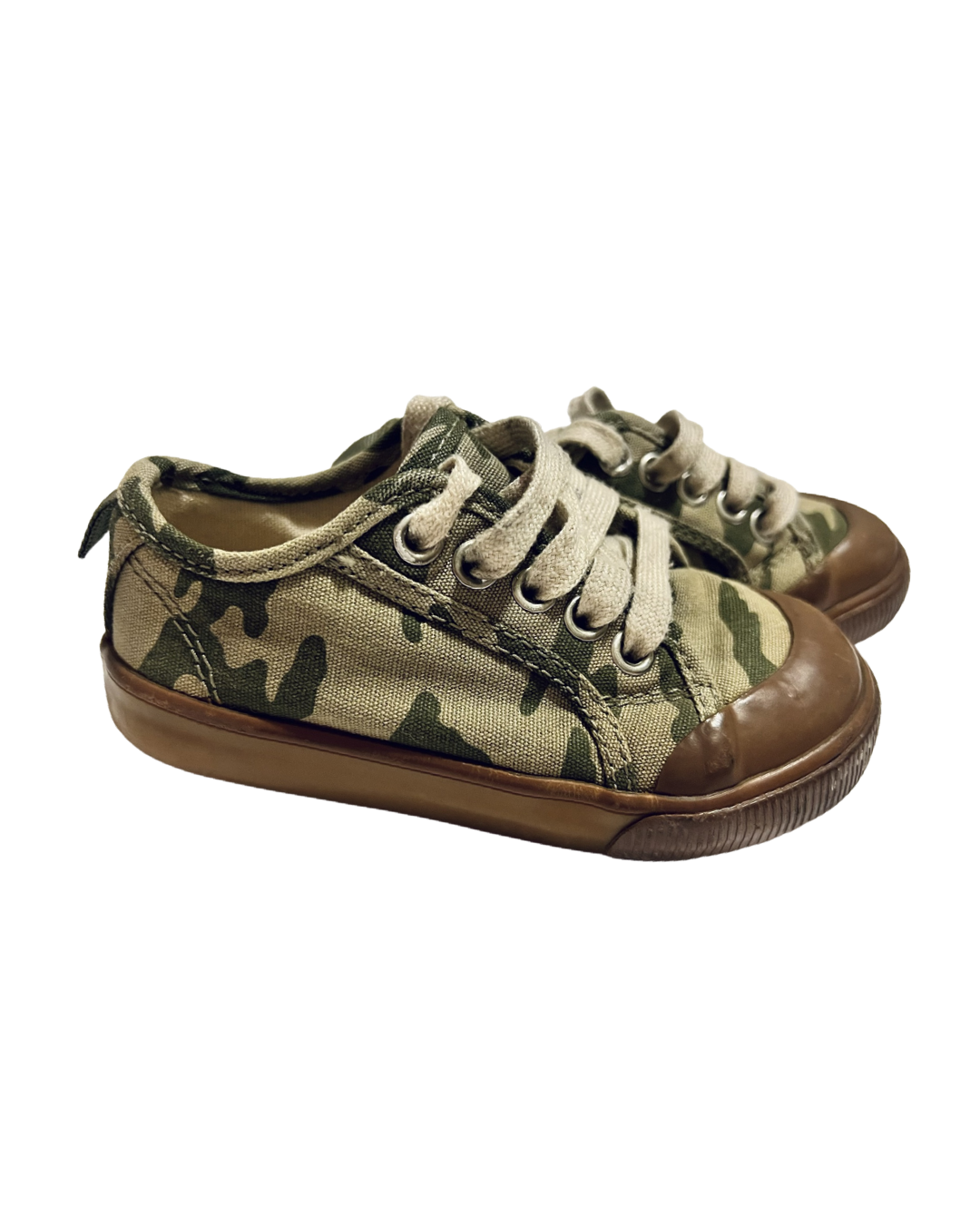 7C Toddler Boy Green Camo Gap Shoes