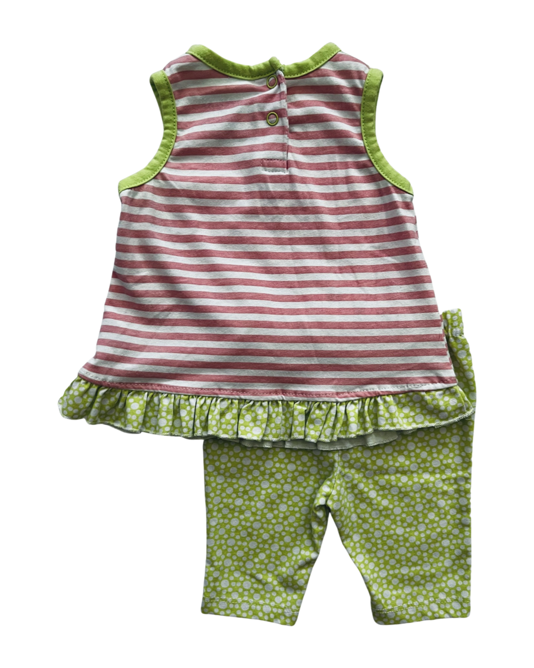 6-9M Baby Girl Wee Play Watermelon Outfit Top + Leggings