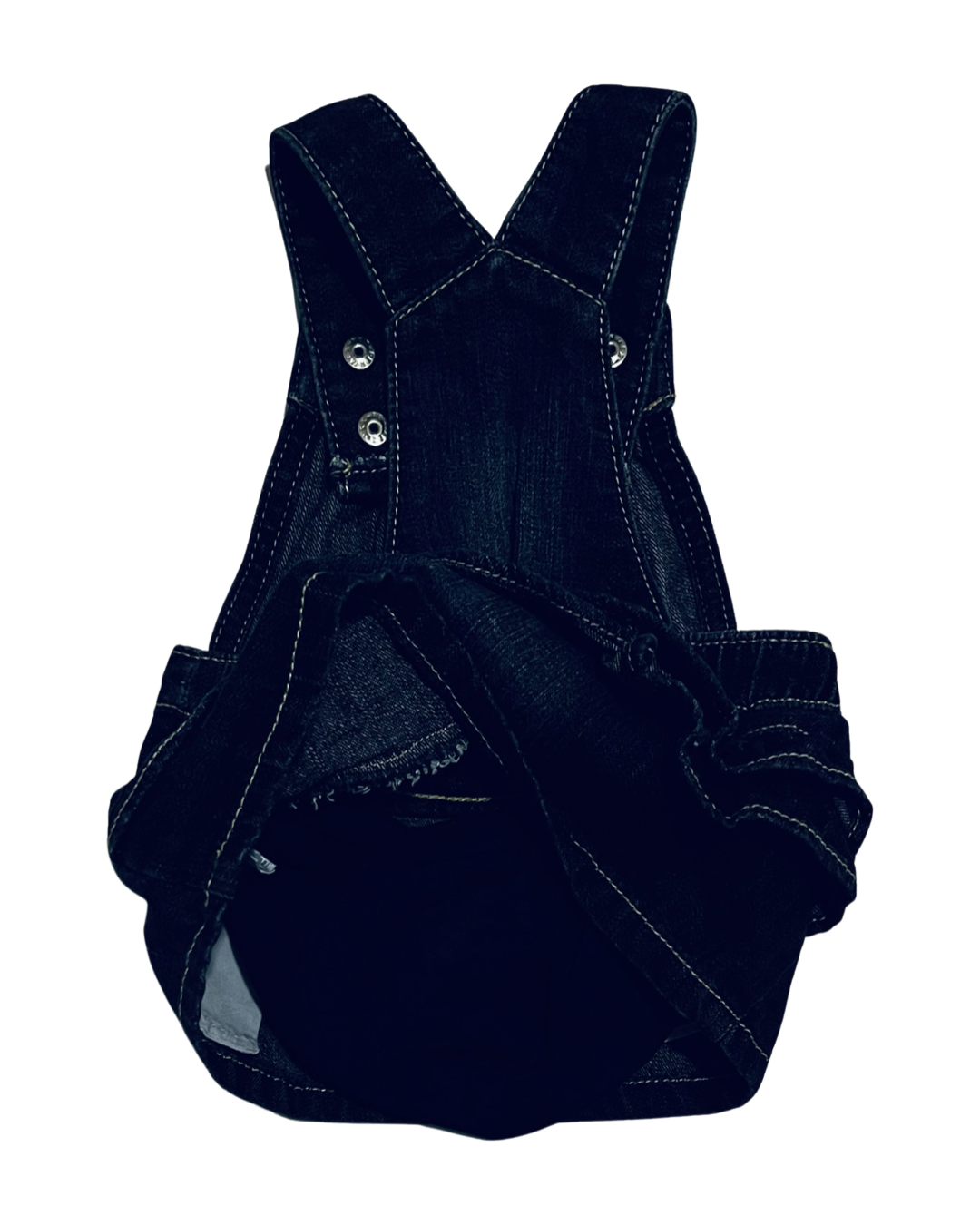 0-3M Baby Girl Old Navy Blue Jean Overall Dress