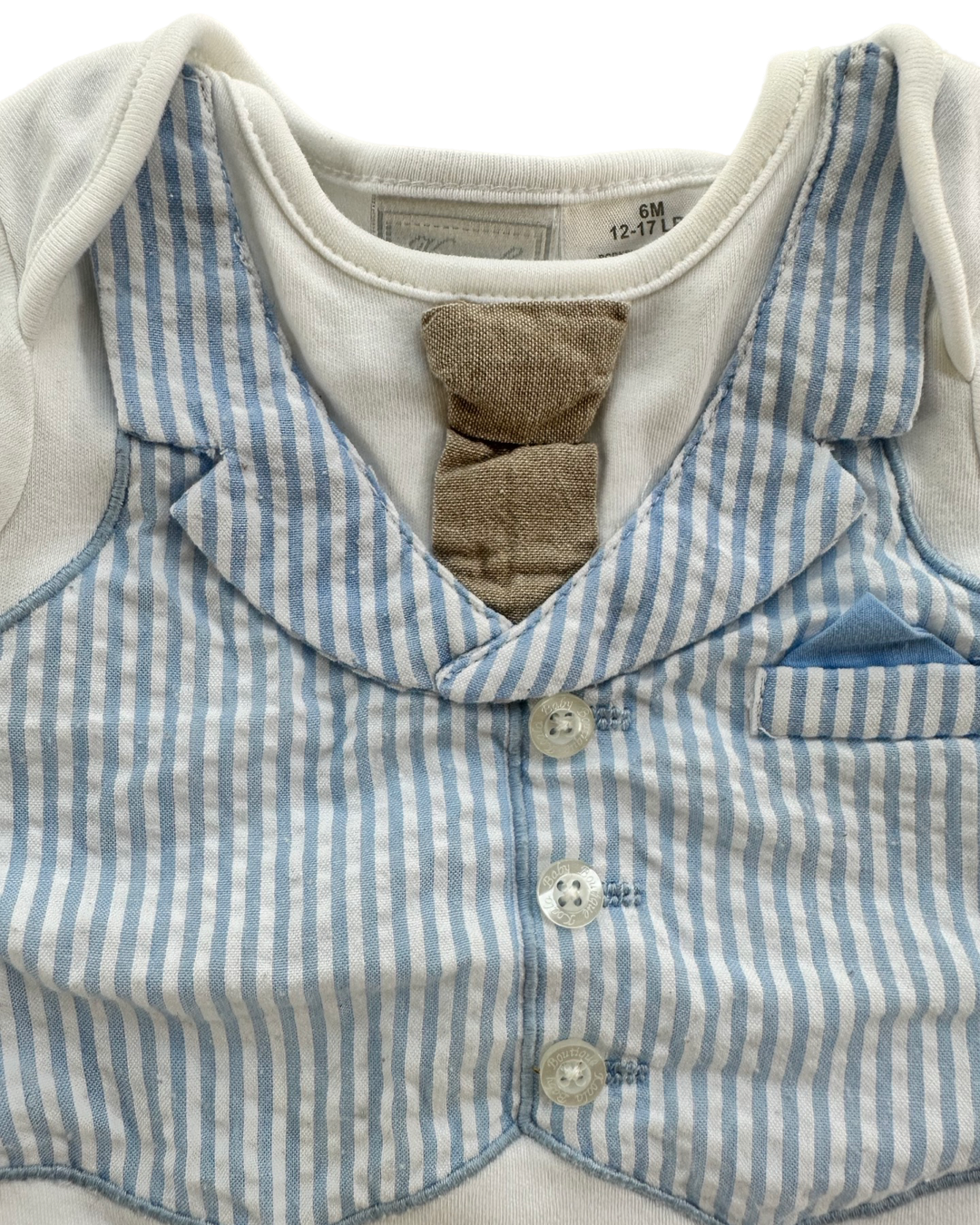 6M Baby Boy Koala Baby Boutique Tie / Vest Onesie