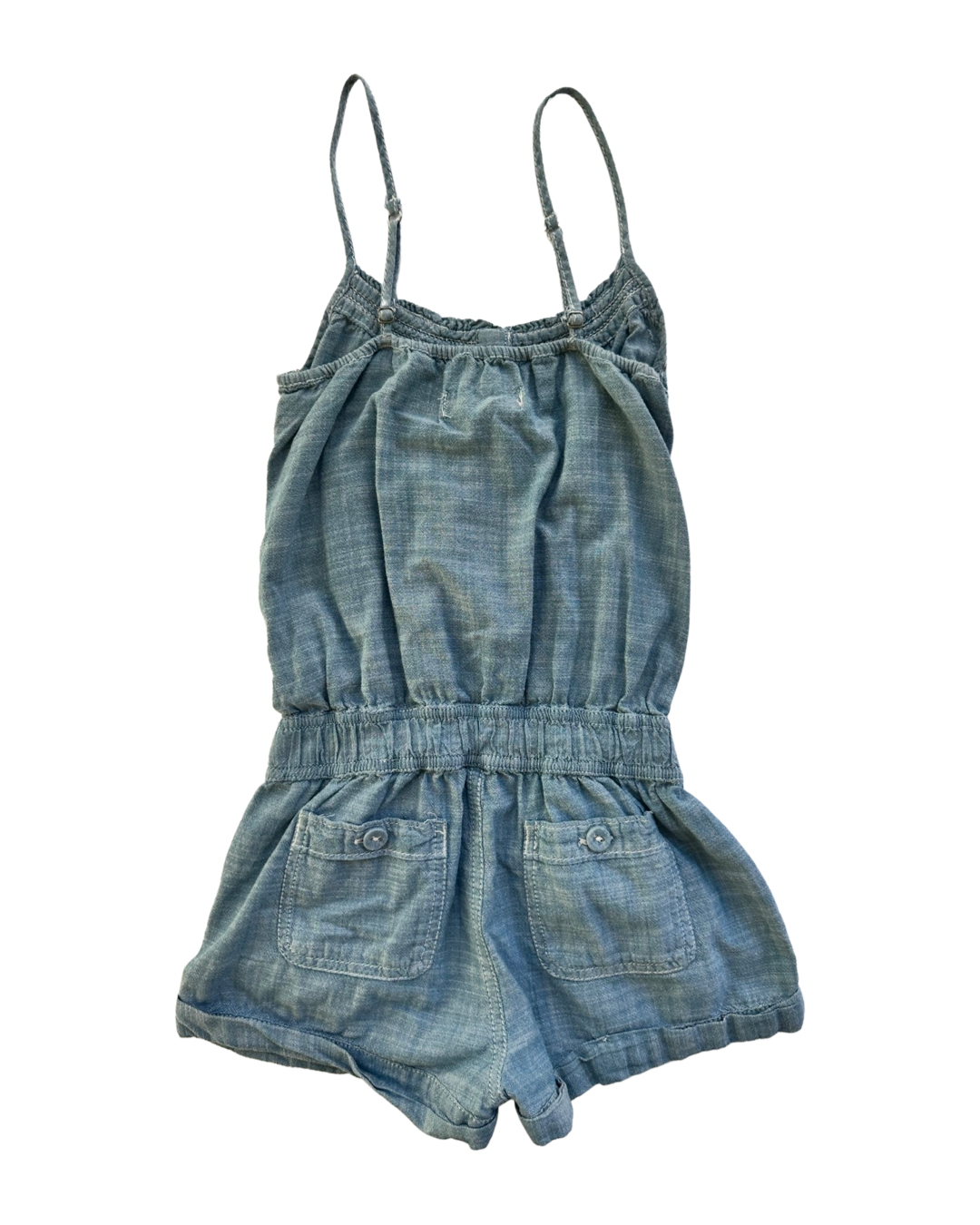 Girls Size 8Y /10Y Medium Abercrombie Kids Chambray Romper