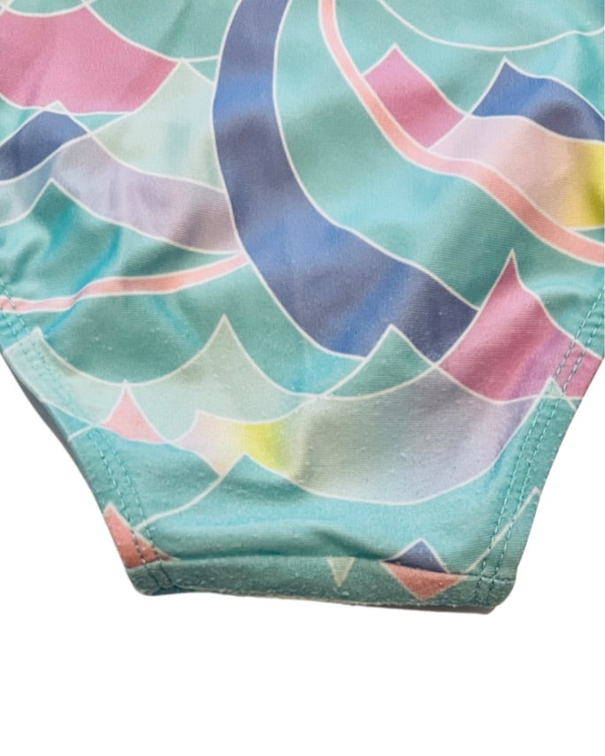 9M Baby Girl Cat & Jack Mermaid Waves One Piece Swim Suit
