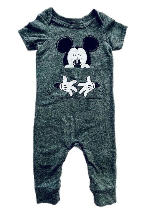 12M Baby Boy Disney Mickey Mouse Romper Outfit