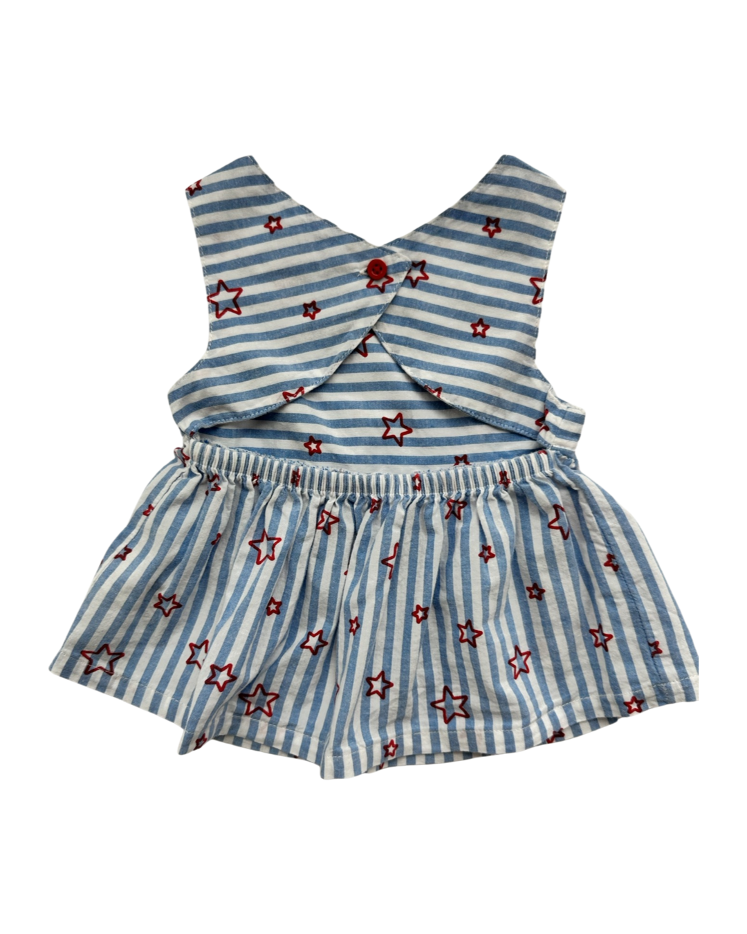 12M Baby Girl Cat & Jack Patriotic Outfit