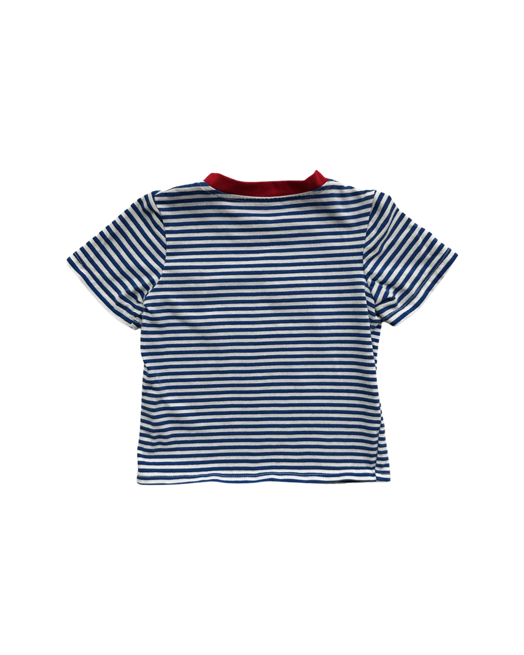 12M-18M XS Baby Boy Embroidered American Flag Shirt Top
