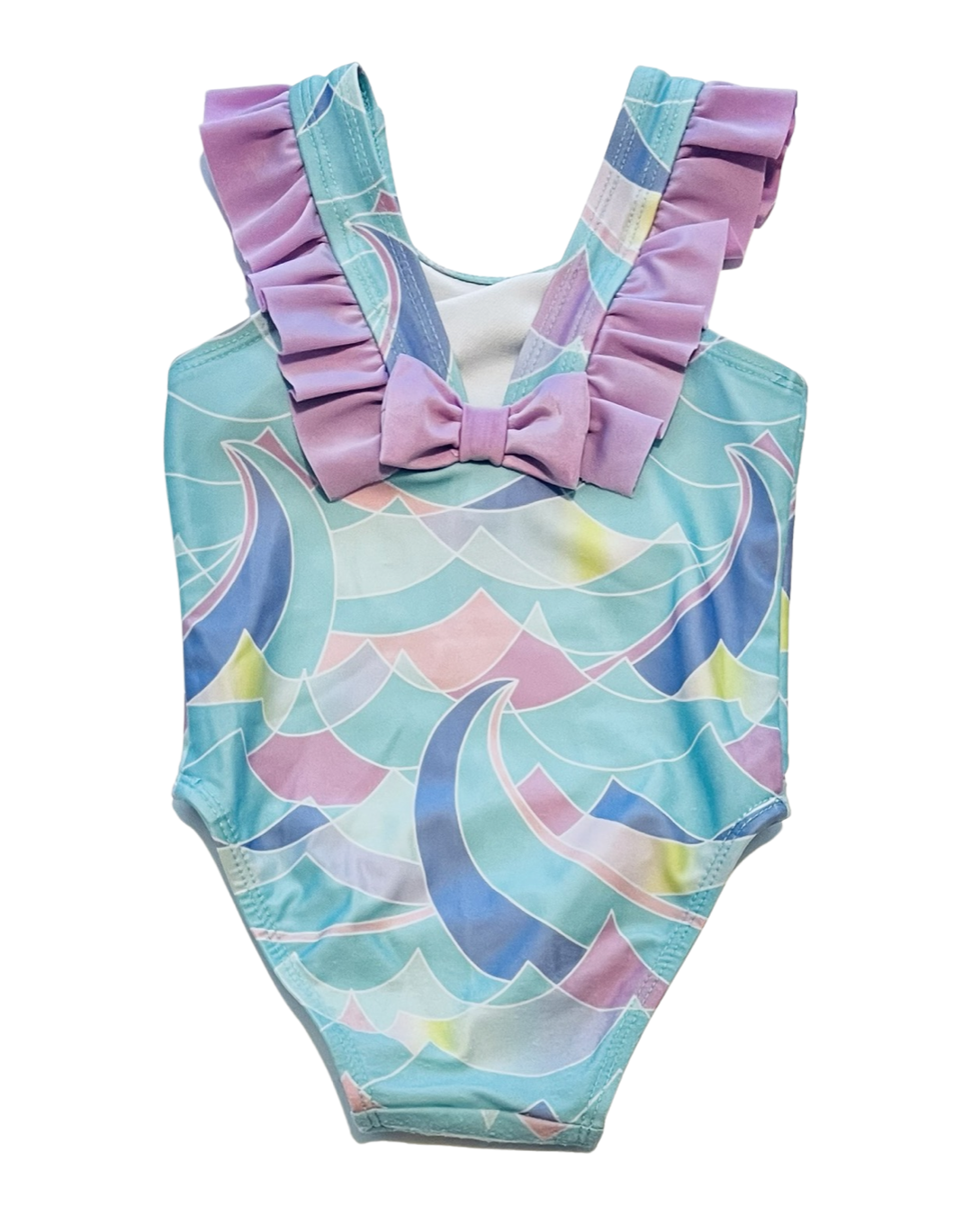 9M Baby Girl Cat & Jack Mermaid Waves One Piece Swim Suit